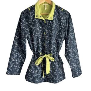 Matilda Jane Size Medium Brighton The Day Floral‎ Polka Dot Lightweight Jacket